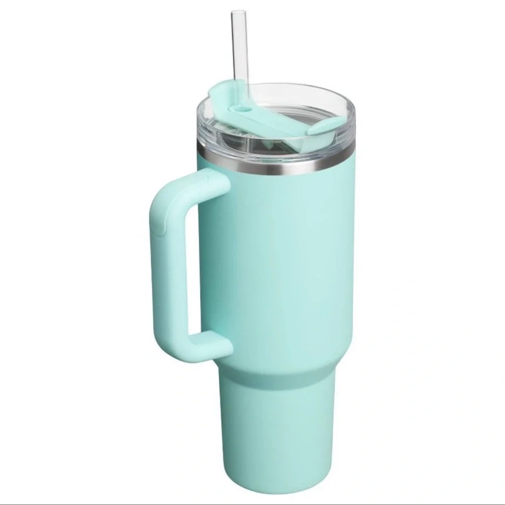 Stanley 40 oz Mint Julep Green Flowstate Quencher H2.0 Insulated Handle Tumbler - Picture 2 of 15